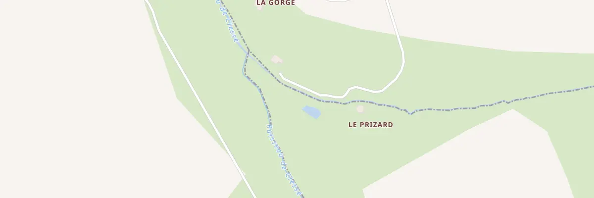 Plan du 1 Le Prizard à Clessé