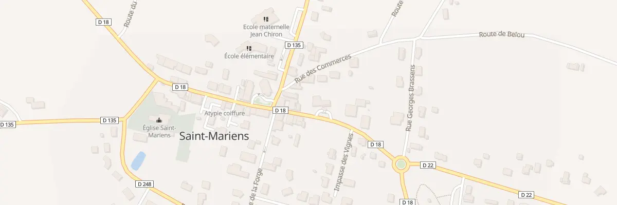Plan du 160 Av Pierre Birot à Saint-Mariens