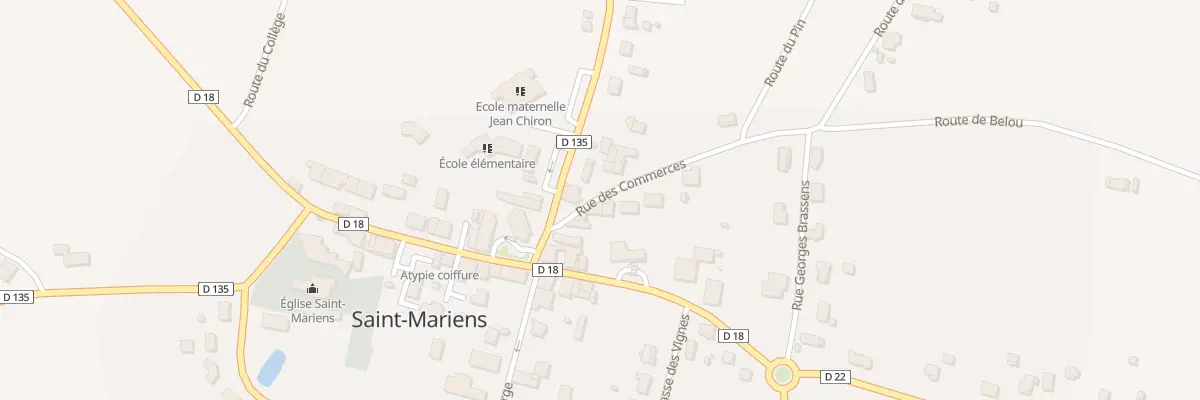 Plan du 48 Rue des Commerces à Saint-Mariens