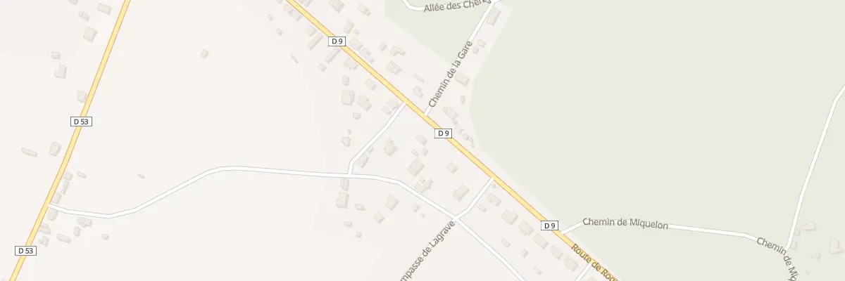 Plan du 422 Rte de Roquefort à Lencouacq