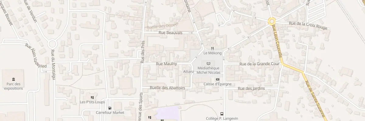 Plan du 2T Rue Maulny à Évron
