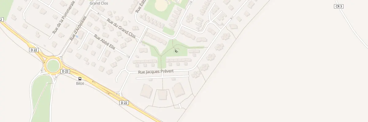 Plan du 21 Rue Jacques Prévert à Saint-Contest