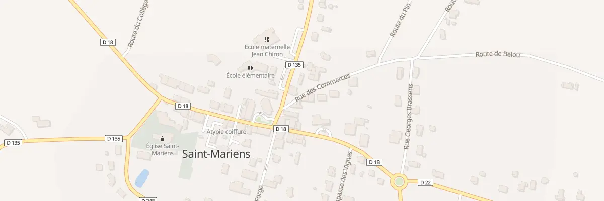 Plan du 48A Rue des Commerces à Saint-Mariens