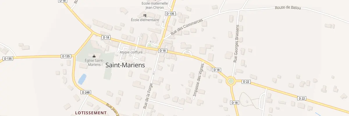 Plan du 317 Le Bourg à Saint-Mariens