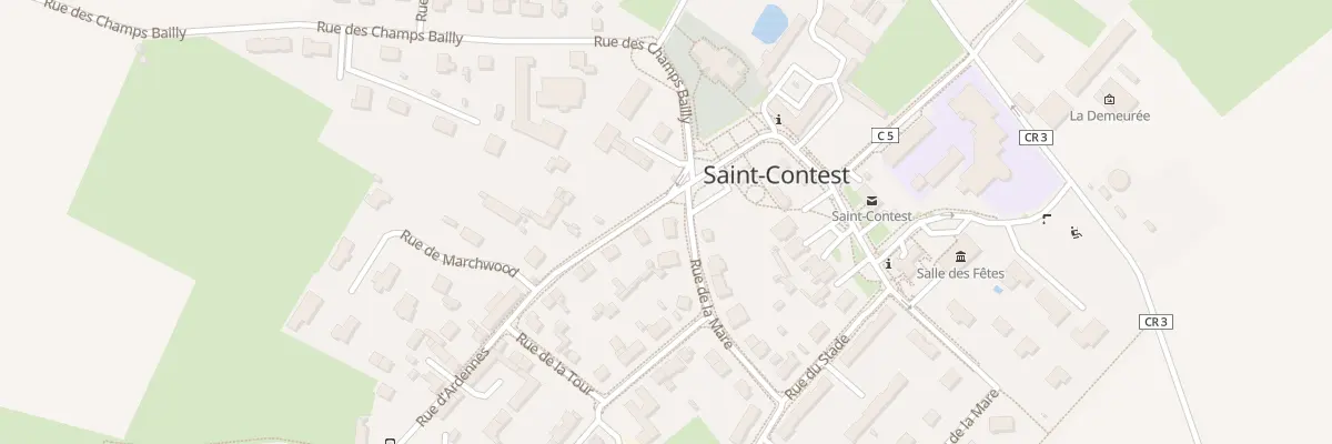 Plan du 2 Rue de la Mare à Saint-Contest