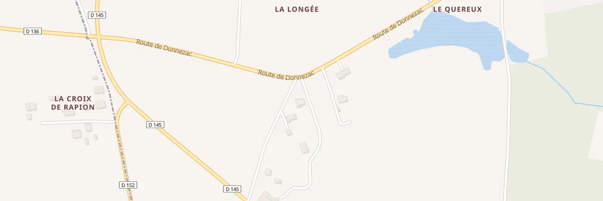Plan du 1 Rte de la Grosse Pierre à Corignac