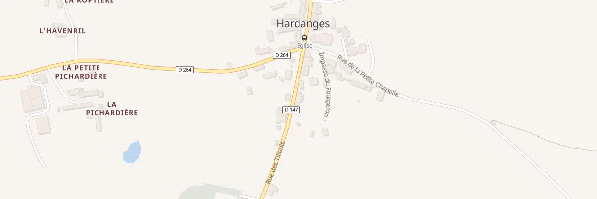 Plan du 4 Rue des Tilleuls à Hardanges