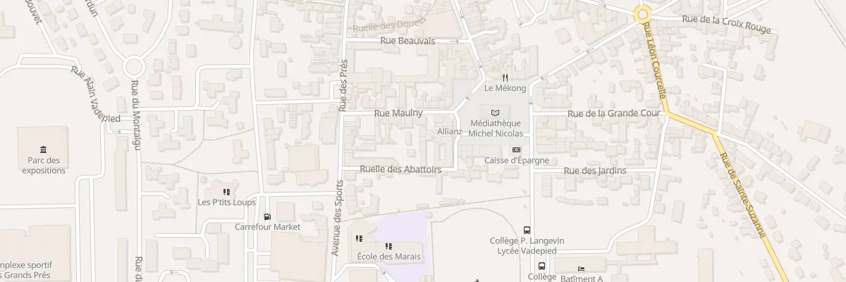 Plan du 3B Rue Maulny à Évron