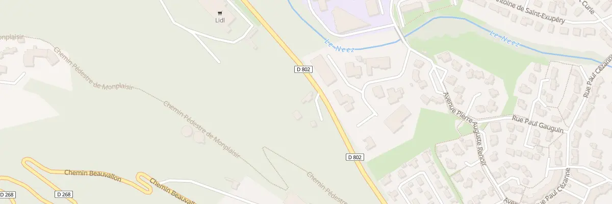 Plan du 1655 Av du 18 Juin 1940 à Jurançon