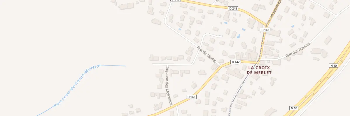 Plan du 88 Rue des Mesanges à Cubnezais