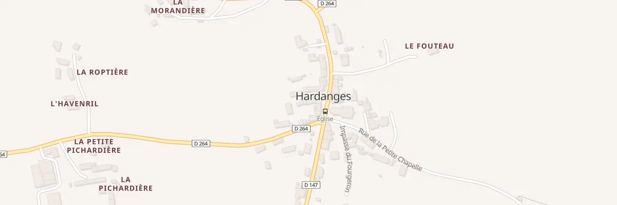 Plan du 4 Imp de la Boutique à Hardanges