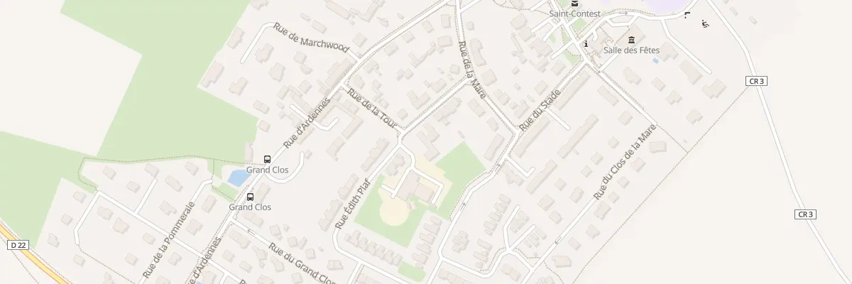 Plan du 8 Rue de la Tour à Saint-Contest