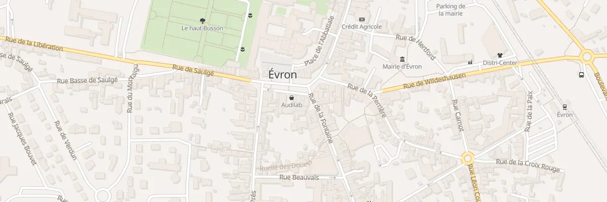 Plan du 3 Pl de la Basilique à Évron