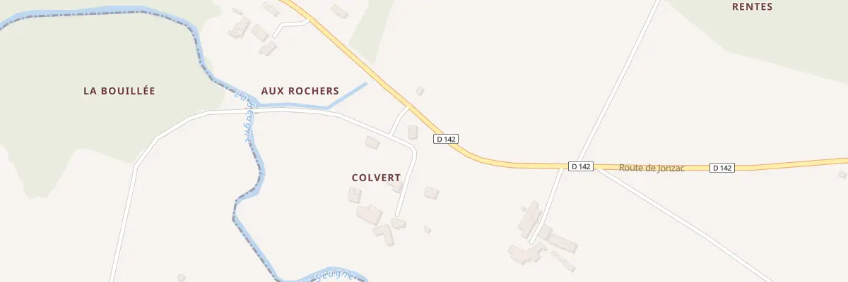 Plan du 1 Rte de Coivert à Champagnac