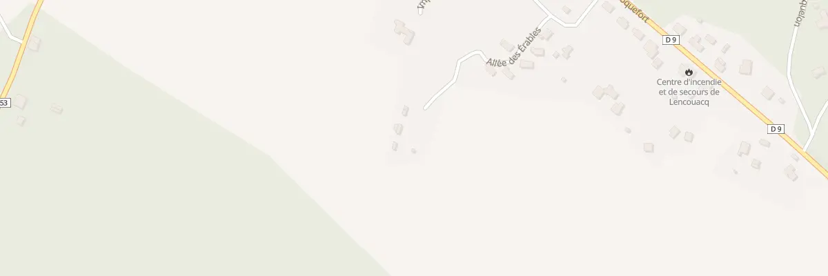 Plan du 238 Imp de Lagrave à Lencouacq