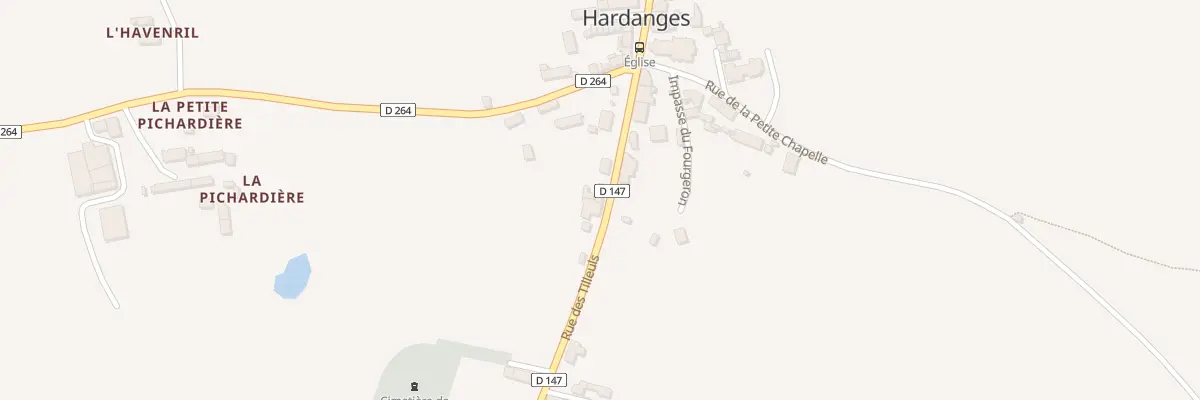Plan du 7 Rue des Tilleuls à Hardanges