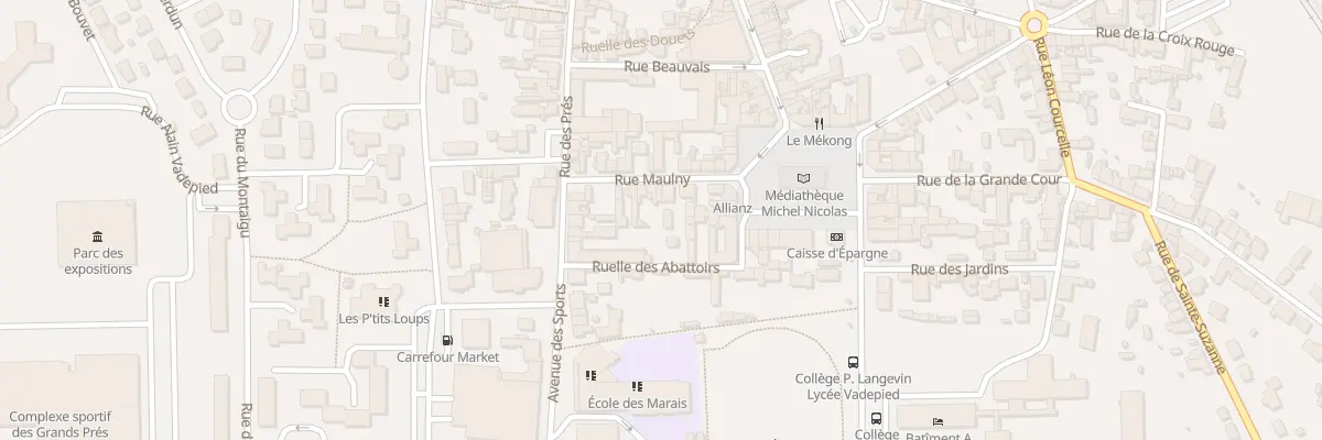 Plan du 5 Rue Maulny à Évron