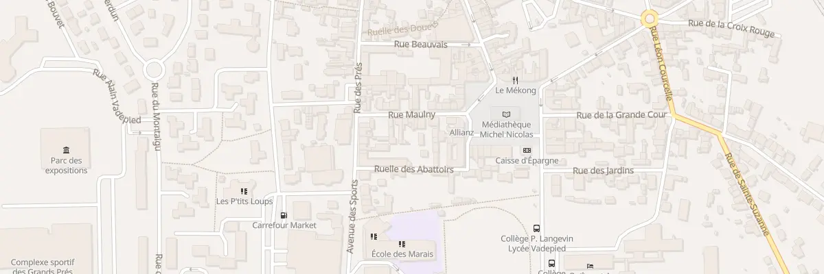 Plan du 7 Rue Maulny à Évron