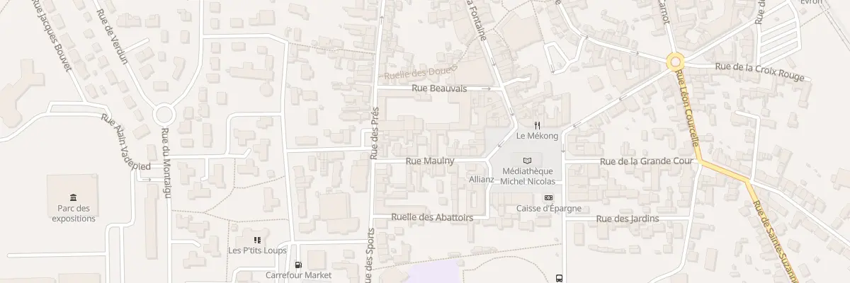 Plan du 8B Rue Maulny à Évron