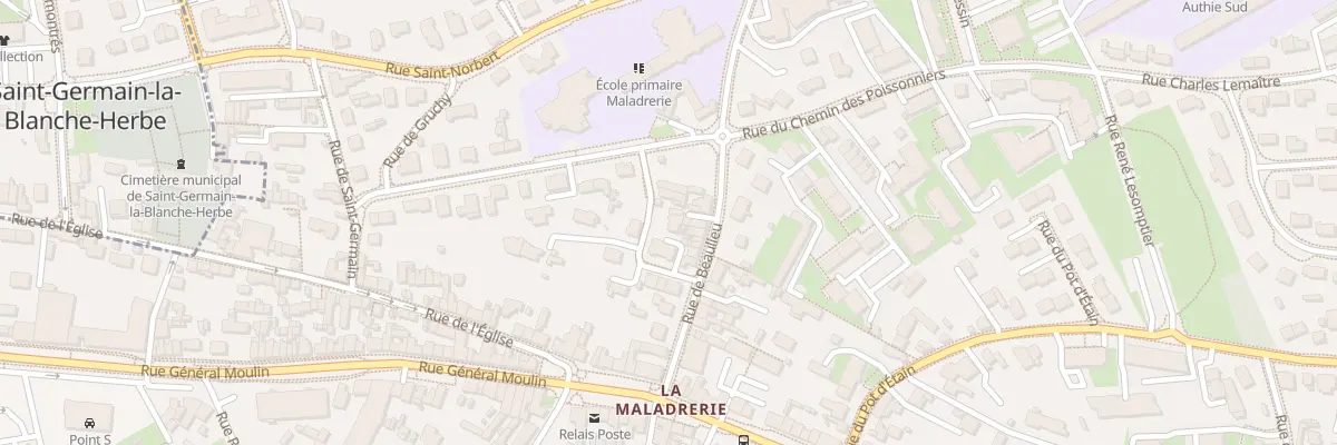 Plan du 8 Rue des Courts Carreaux à Caen