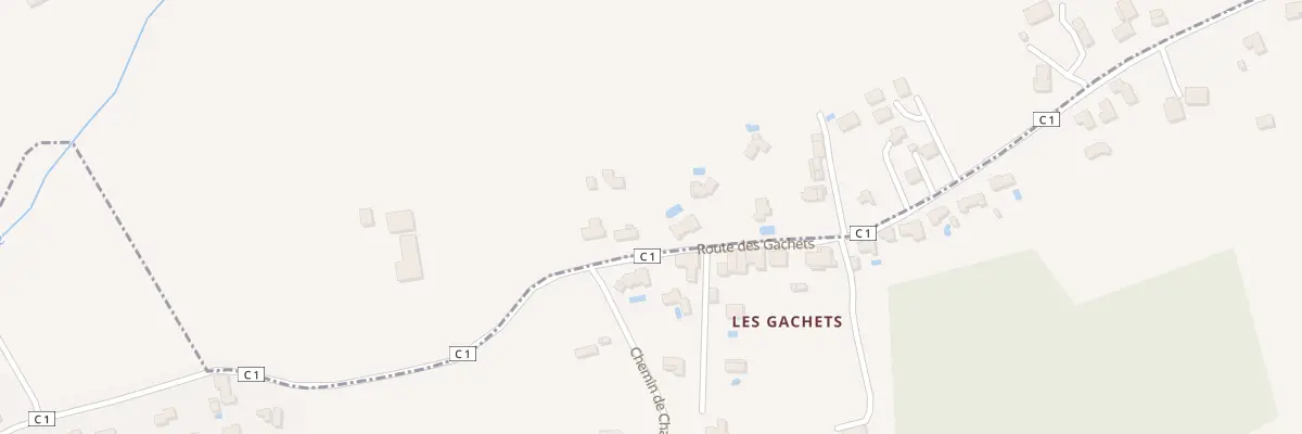 Plan du 44B Rte des Gachets à Sallebœuf