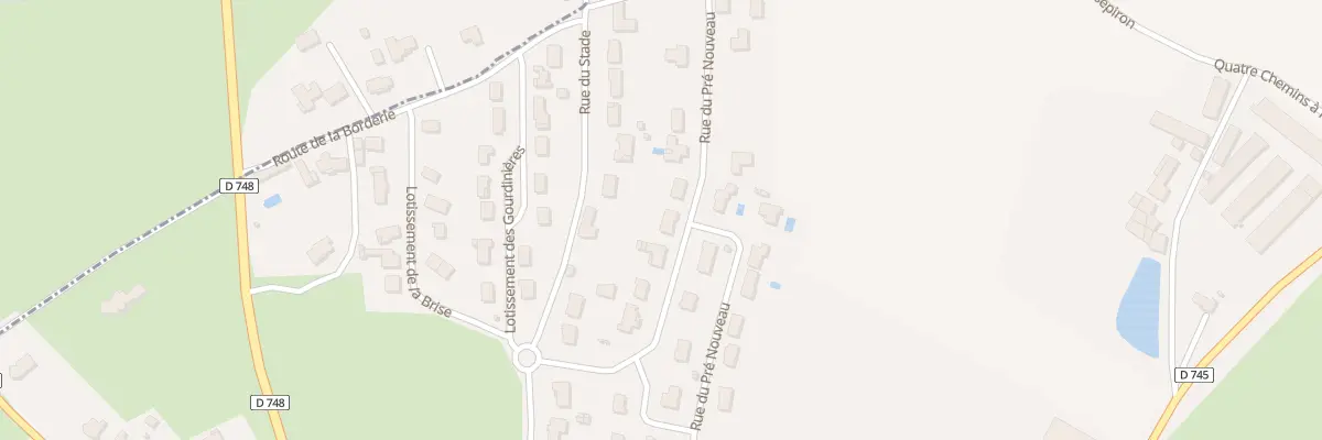 Plan du 7 Rue du Pré Nouveau à Champdeniers