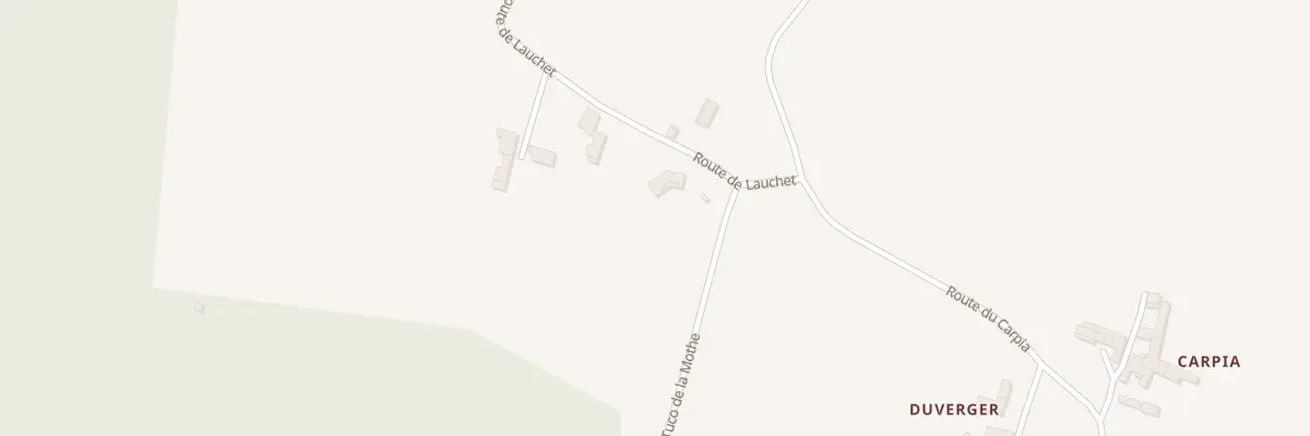 Plan du 1383 Rte Tuco de la Mothe à Budos