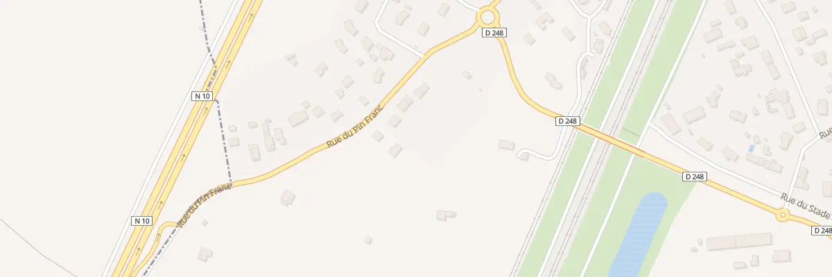 Plan du 25 Rue du Pin Franc à Gauriaguet