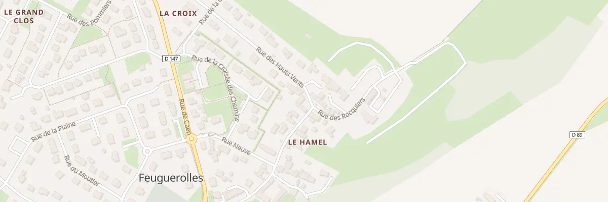 Plan du 14 Rue des Hauts Vents à Feuguerolles-Bully