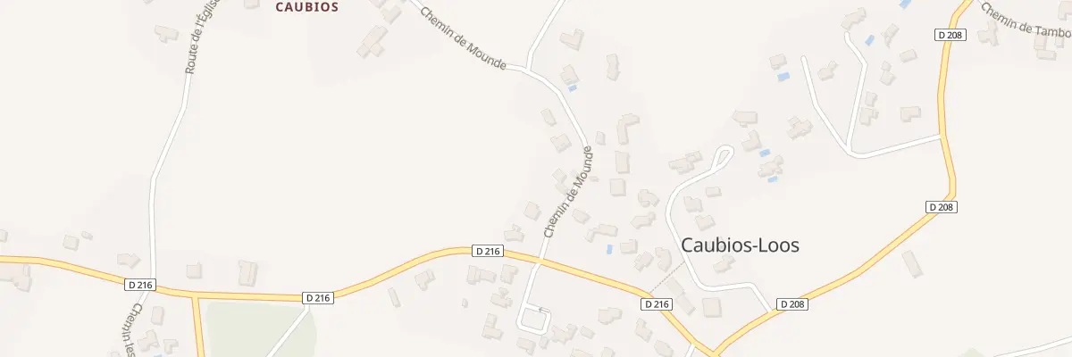 Plan du 65 Che de Mounde à Caubios-Loos
