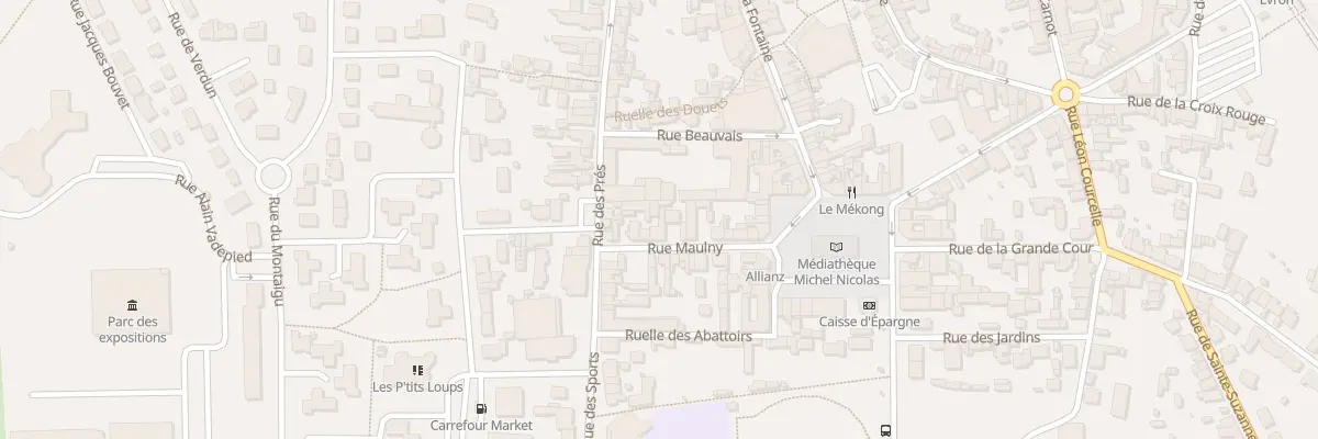 Plan du 10 Rue Maulny à Évron