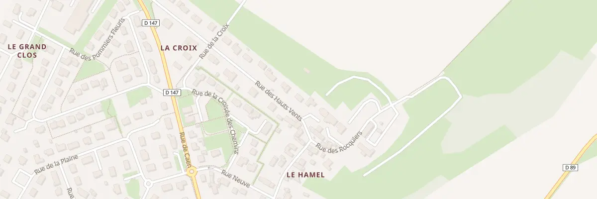 Plan du 23 Rue des Hauts Vents à Feuguerolles-Bully