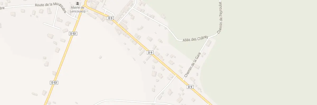 Plan du 281 Rte de Roquefort à Lencouacq