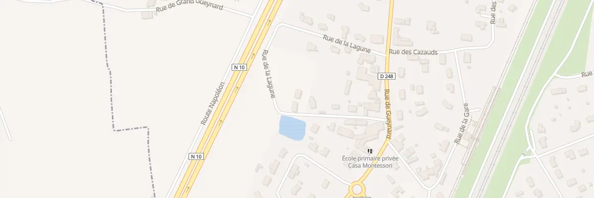 Plan du 24 Rue de la Lagune à Gauriaguet