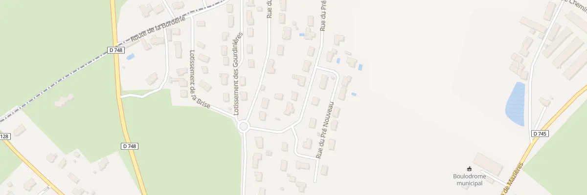 Plan du 3 Rue du Pré Nouveau à Champdeniers