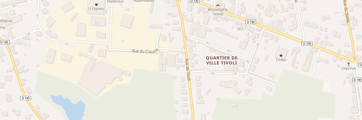 Plan du 8 Rue de Tivoli à Montendre