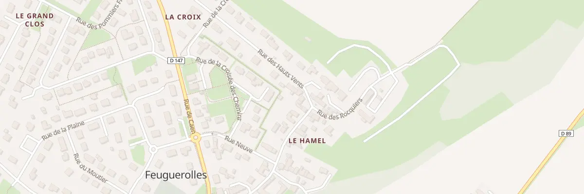 Plan du 12 Rue des Hauts Vents à Feuguerolles-Bully