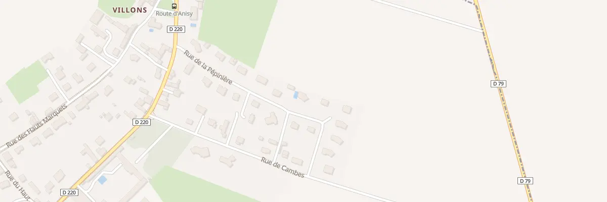 Plan du 11 Rue de la Pépinière à Villons-les-Buissons