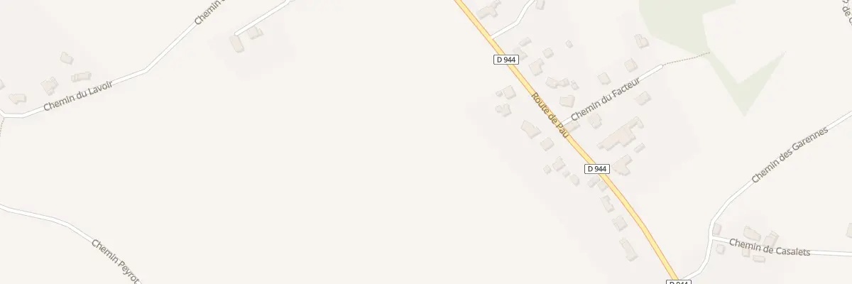 Plan du 628 Rte de Pau Rd944 à Vignes