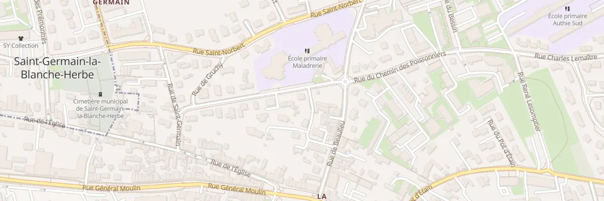 Plan du 7 Rue du Cheminet à Caen