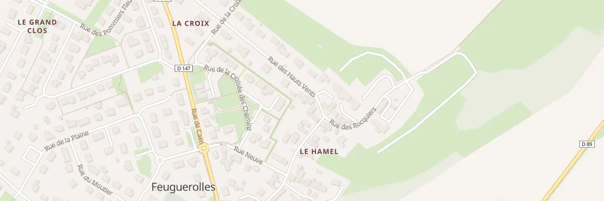 Plan du 10 Rue des Hauts Vents à Feuguerolles-Bully