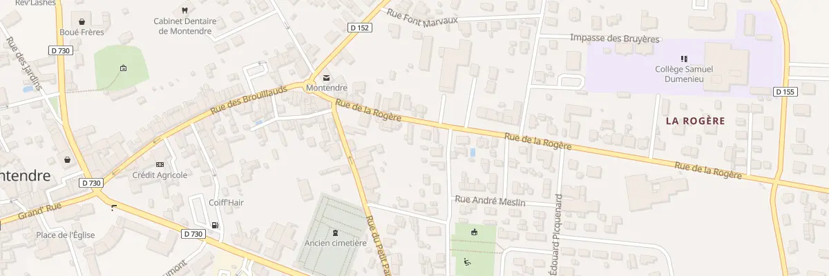 Plan du 12 Rue de la Rogère à Montendre
