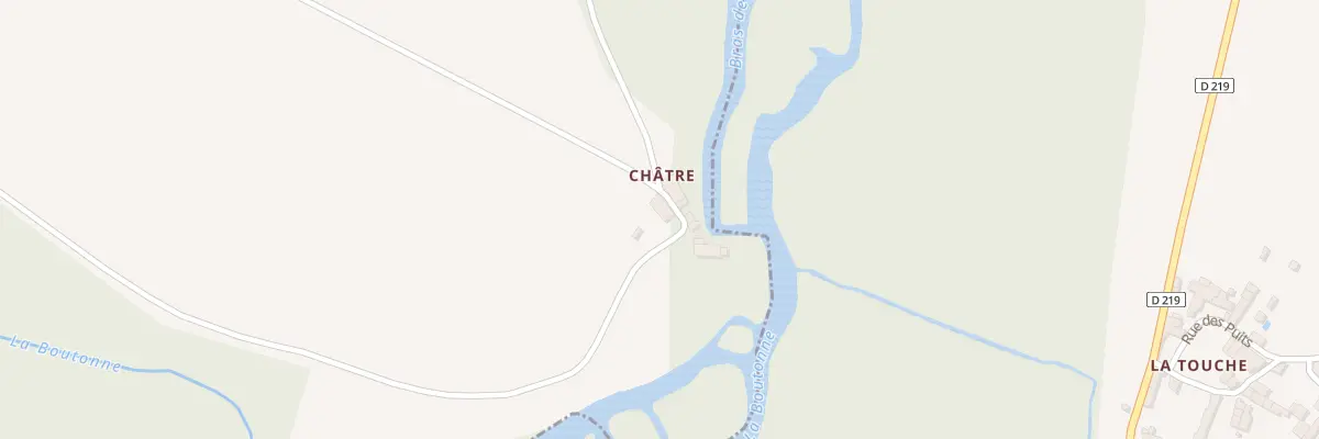 Plan du 1 Moulin de Chatre à Saint-Séverin-sur-Boutonne