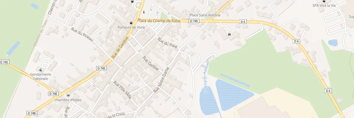 Plan du 15 Rue Notre Dame à Champdeniers