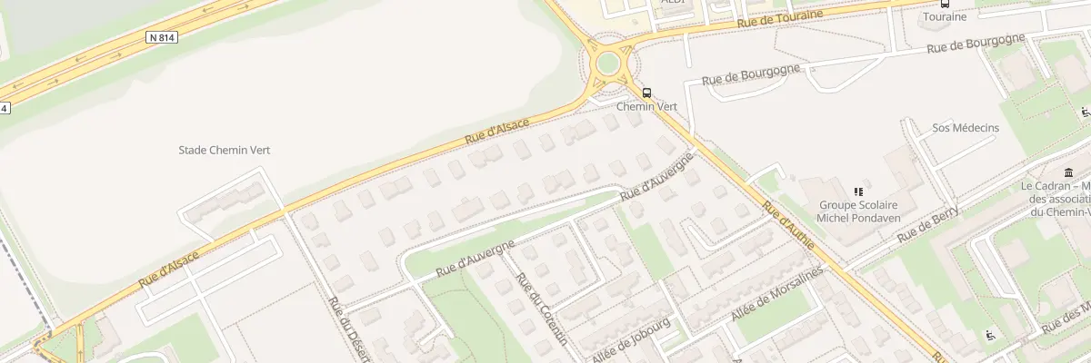 Plan du 12 Rue d’Auvergne à Caen