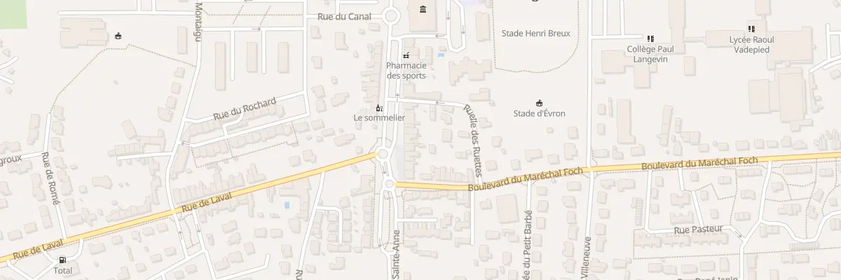 Plan du 37 Av des Sports à Évron