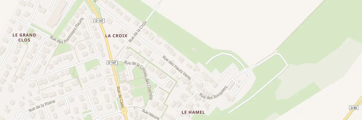 Plan du 21 Rue des Hauts Vents à Feuguerolles-Bully