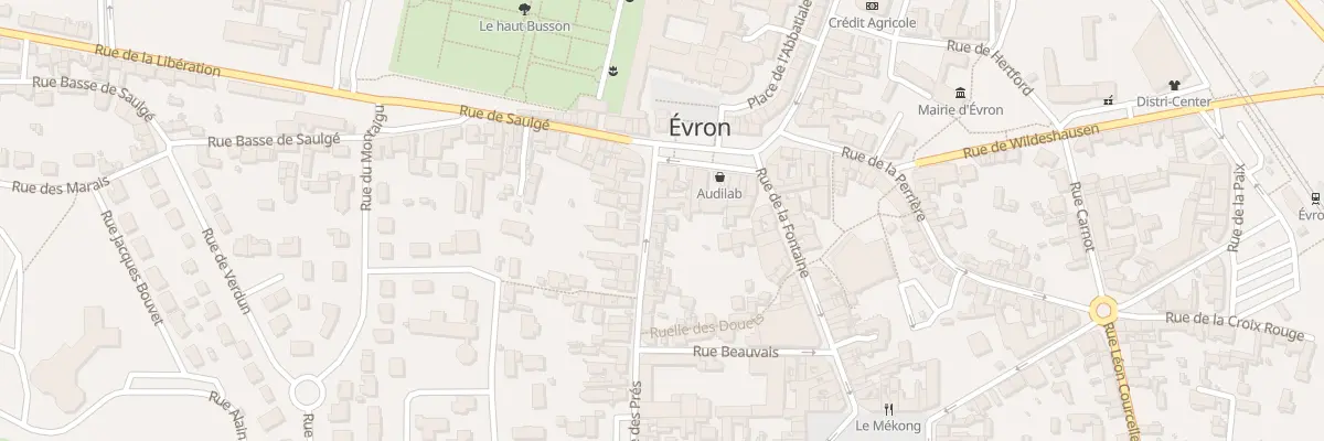 Plan du 5 Rue des Prés à Évron