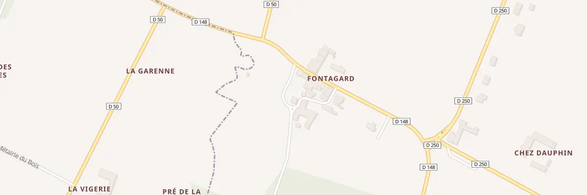 Plan du 2 Rte de la Voie Romaine à Neuillac
