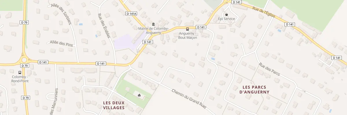Plan du 4 Rue Auvray de la Bataille à Colomby-Anguerny